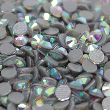 Стрази ДМС+.Crystal AB ss10 (2,8 mm).Гір'яча фіксація.Ціна за 100 шт.