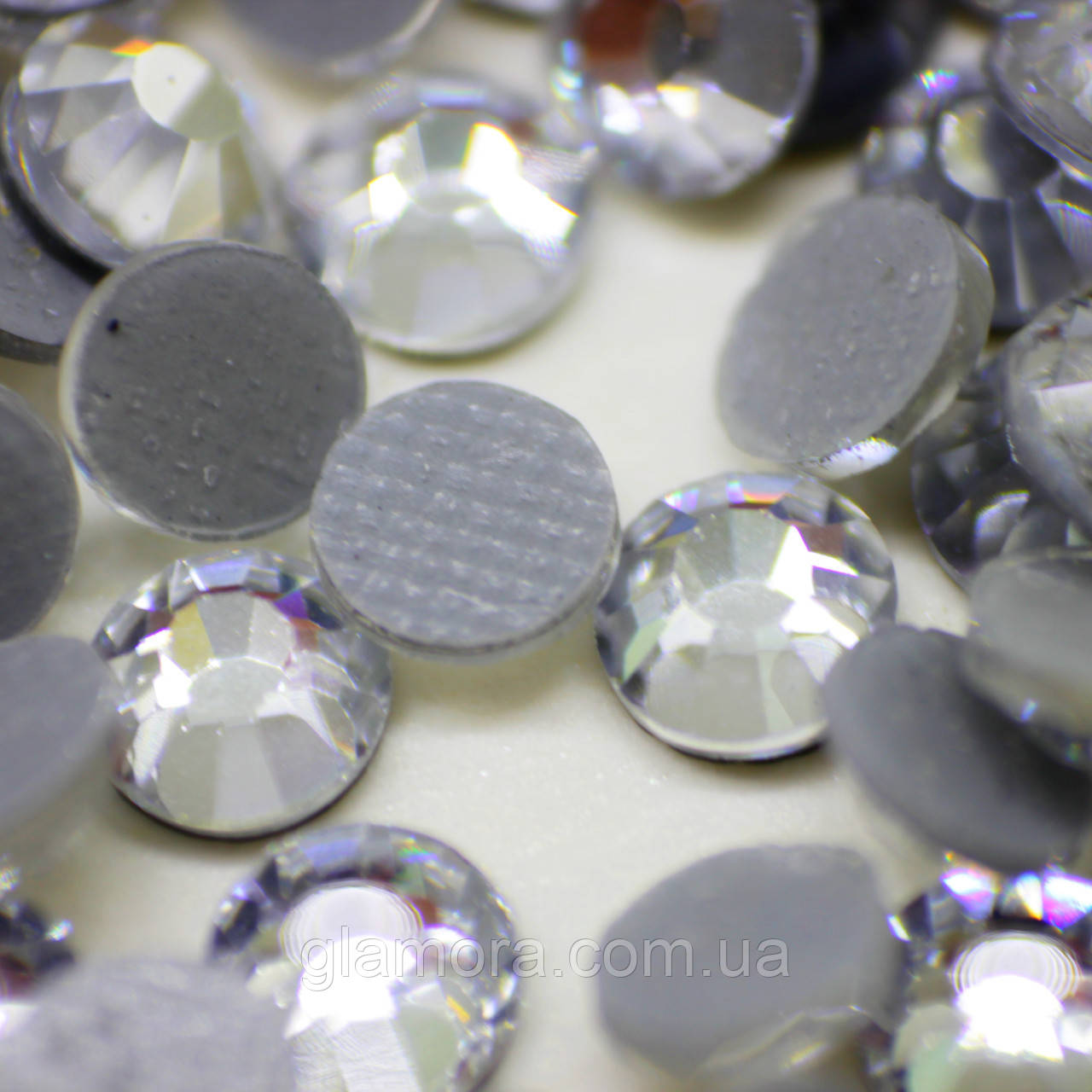Стрази ДМС+ (Корея)HotFix Crystal ss16 (4mm).Гіряча фіксація.Ціна за 100шт