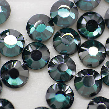 Стрази ДМС+ (Корея)HF.Blue Zircon Satin.Розмір ss16(4mm).Гіряча фіксація.Цина за 100шт.