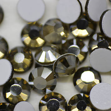 Стрази ДМС+ (Корея)HF.Jonquil Satin.Розмір ss16(4mm).Гіряча фіксація.Цина за 100 шт.