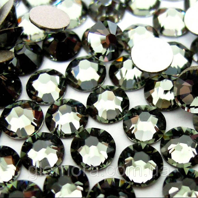 Swarovski Black Diamond ss3(1,4mm).Цена за 50шт, фото 1