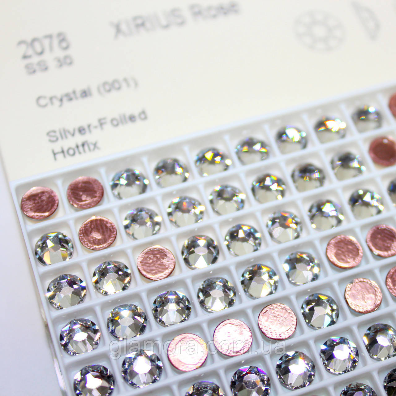 Кристали Swarovski (Hotfix).арт 2078Xirius Crystal ss30 (6.5mm).Ціна за 1 шт.
