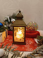 Новорічний декоративний світильник-ліхтарик "Будиночок" білий