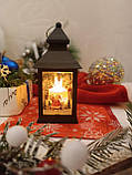 Новорічний декоративний світильник-ліхтарик "Будиночок" білий, фото 7