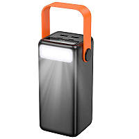 УМБ портативне зарядне Power Bank Borofone Magnifico BJ66A 50000 mAh, 2 USB, Type-C, QC, чорне