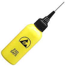 Ємність для флюсу і рідин TELIJIA TE-P4 ESD Save з дозатором 65 ml Yellow