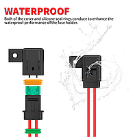 Підвісний тримач закритий під ножовий запобіжник стандарт ATC/ATO та міні, до 40 А