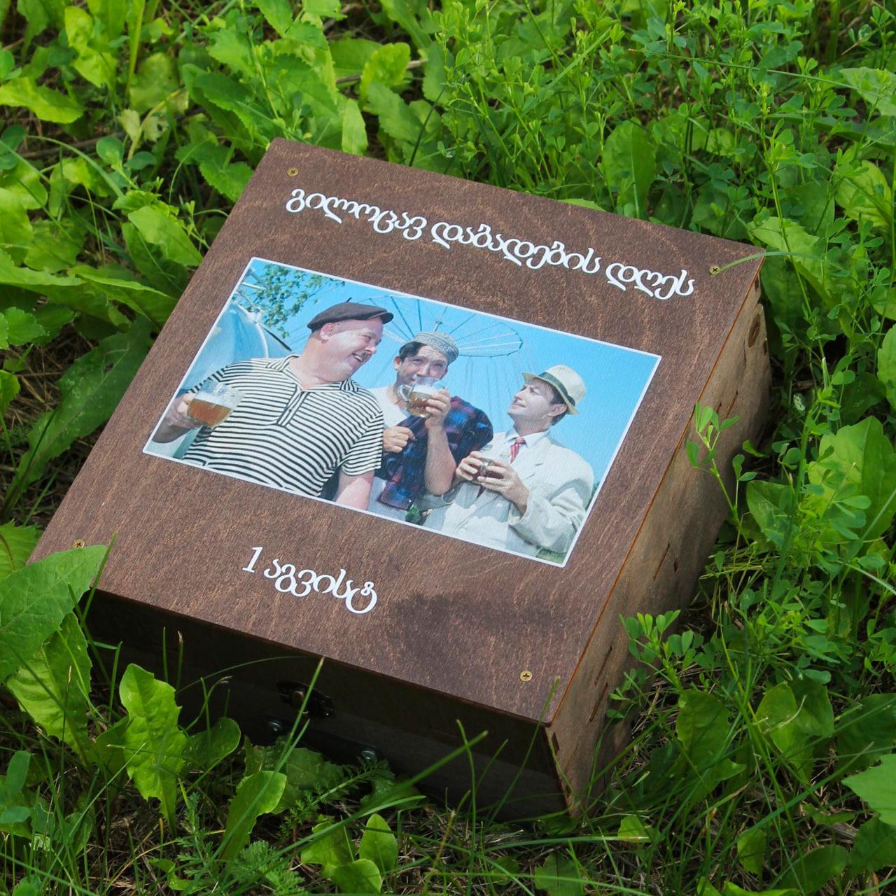 Автобармен, Наливатор алкогольний на 6 чарок з гравіюванням (УФ друк), фото 1