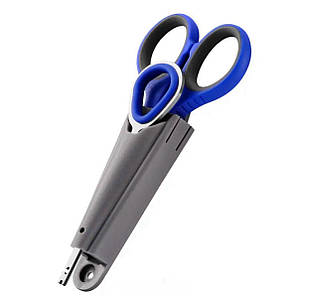 Ножиці рибальські з витягувачем гачків к: синій