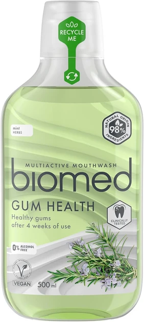 Ополіскувач для рота Biomed "Gum Health" для здоров'я ясен (500мл.)