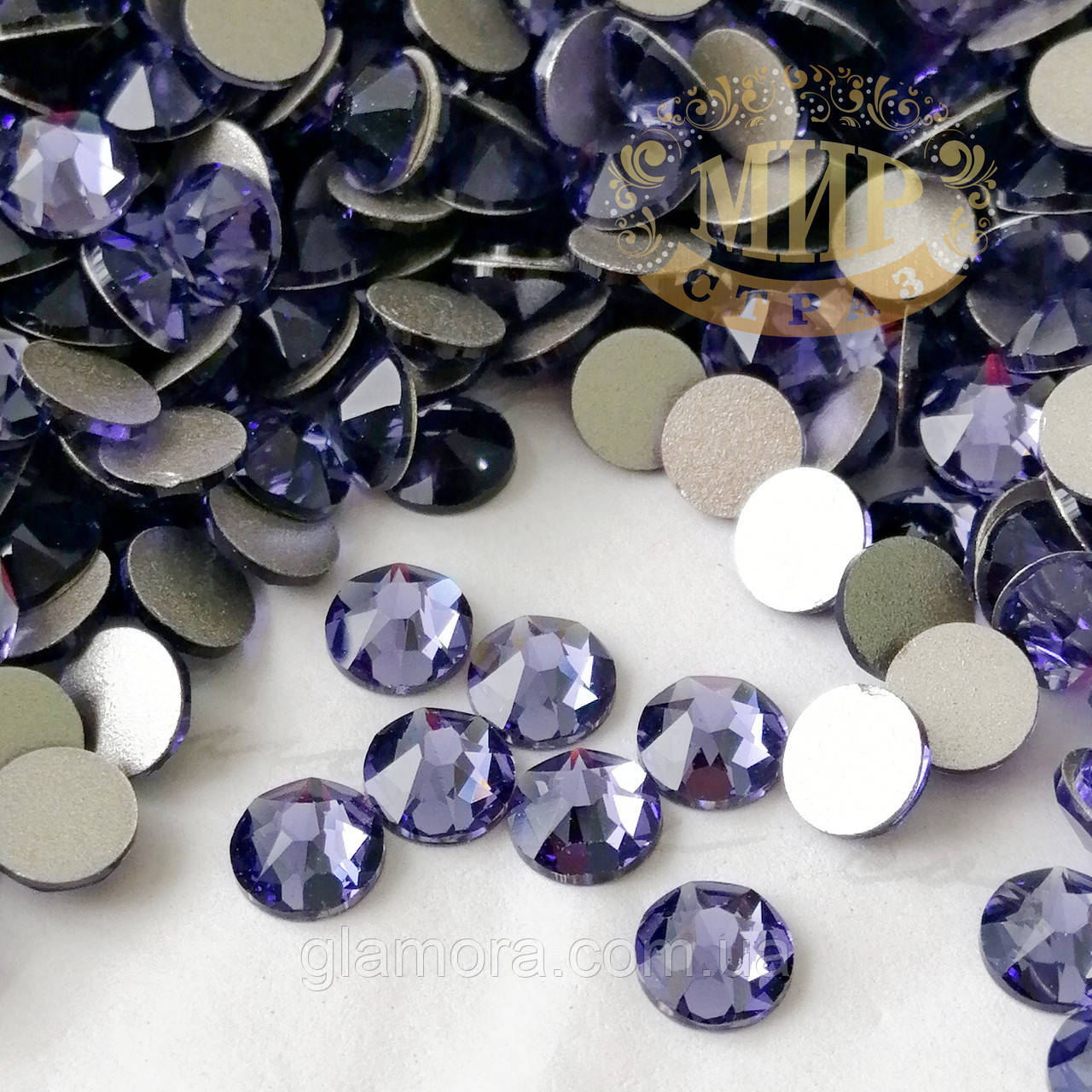 Оригінальні Swarovski (Австрія), колір Tanzanite, ss20 (4.6-4.8mm) 100шт