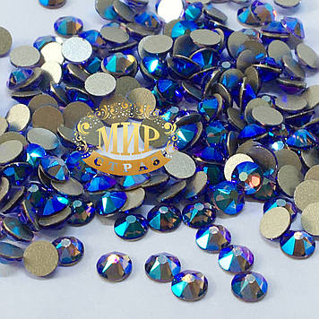 Стрази Сварівські Tanzanite Shimmer, ss16 (4 мм), 100 шт.