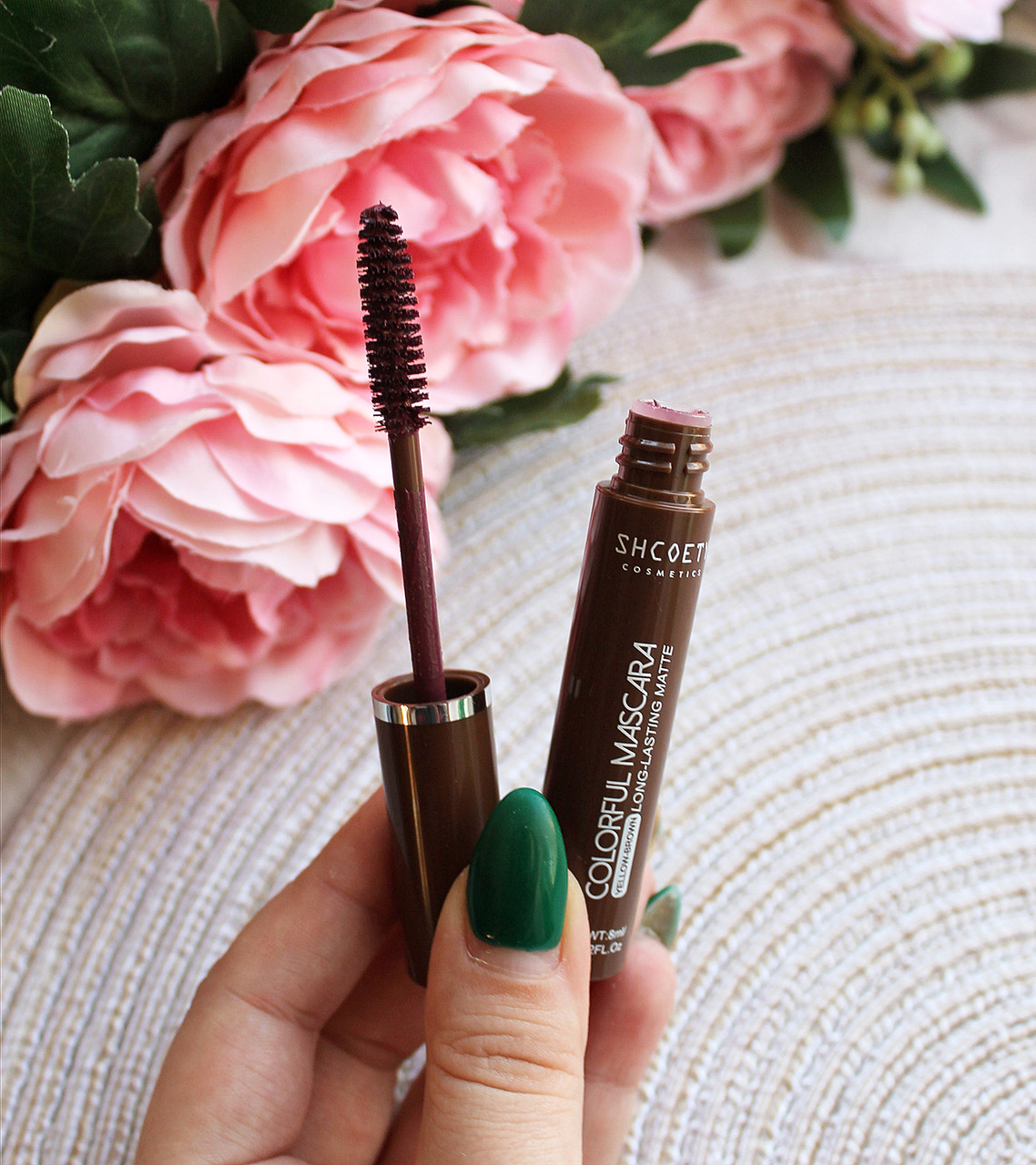 Туш для вій Shcoety Matte Colorful Mascara Red Brown, фото 1