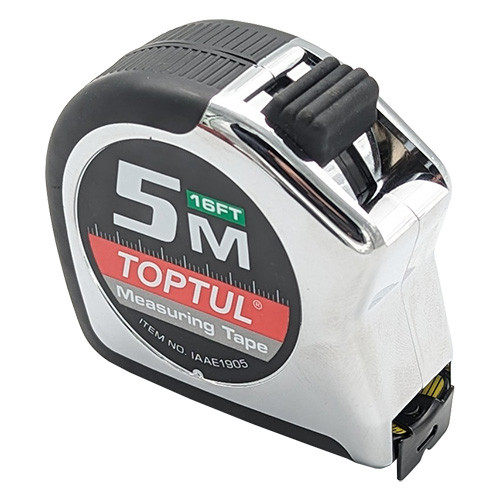 Рулетка будівельна 5м*19мм IAAE1905 TOPTUL