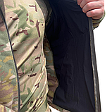 Флісова кофта тактична з накладками мультикам, фото 4