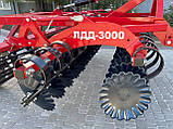 Лущильник дисковий ЛДД-3000, ширина 3,0 м. Діаметр диска 510 мм (51 см) на пружинній стійкі, фото 5