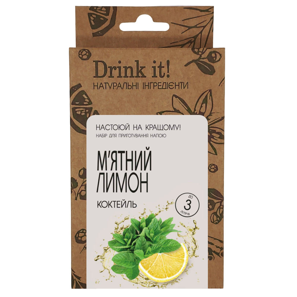 Набір для настоювання Drink it М'ятний лимон, фото 1