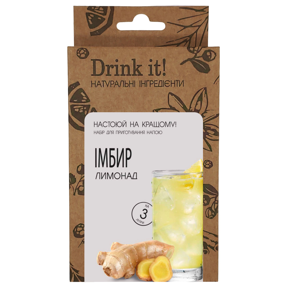 Набір для настоювання Drink it Імбир лимонад, фото 1
