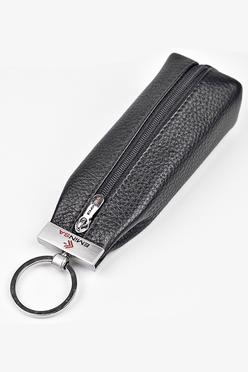 Ключниця шкіряна Eminsa 1588-18/1 чорна, фото 1