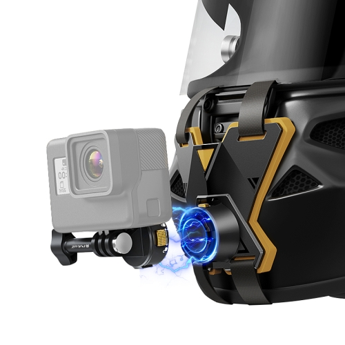 Кріплення на підборіддя на шолом для мотоцикла екшн-камери з магнітним швидкознімним кріпленням Puluz PU1052