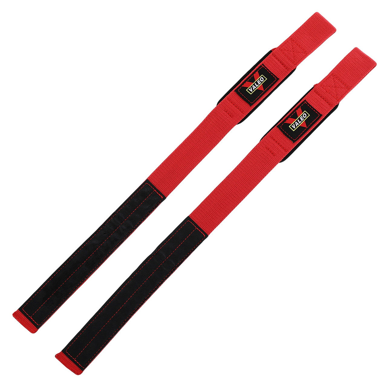 Лямки для станової тяги Valeo 1256 комплектація 2 шт Red, фото 1