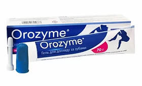 Гель для боротьби з проблемами зубів і ясен у собак і котів Ecuphar Orozyme, 70 г