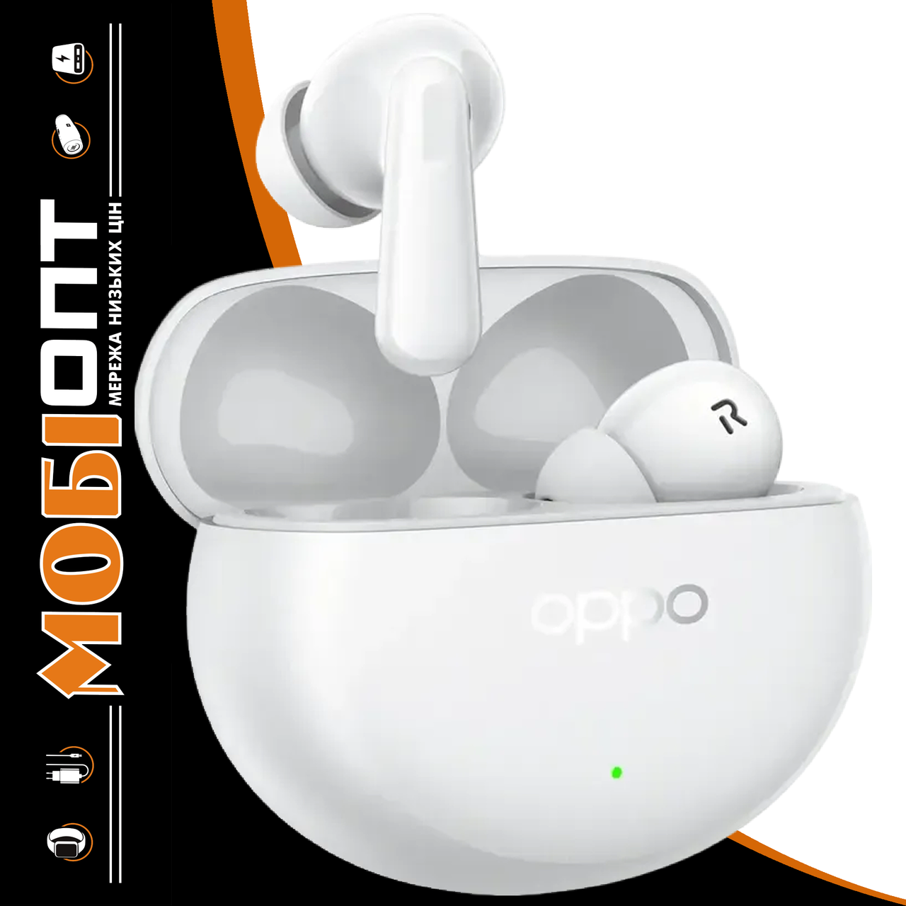 TWS OPPO Enco Air4 Pro ETEA1 Moonlight White UA, фото 1