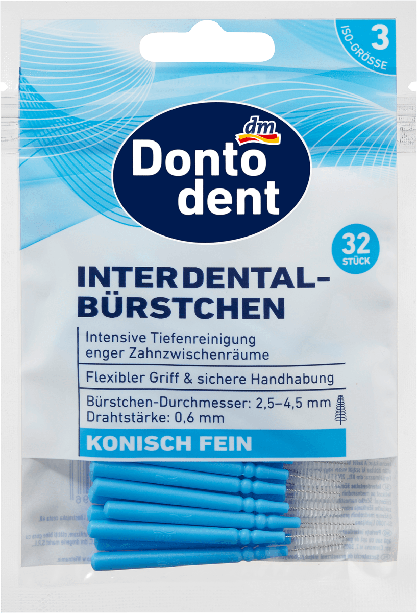 Міжзубні йоршики Dontodent (0.6 мм ISO 3) 32 шт