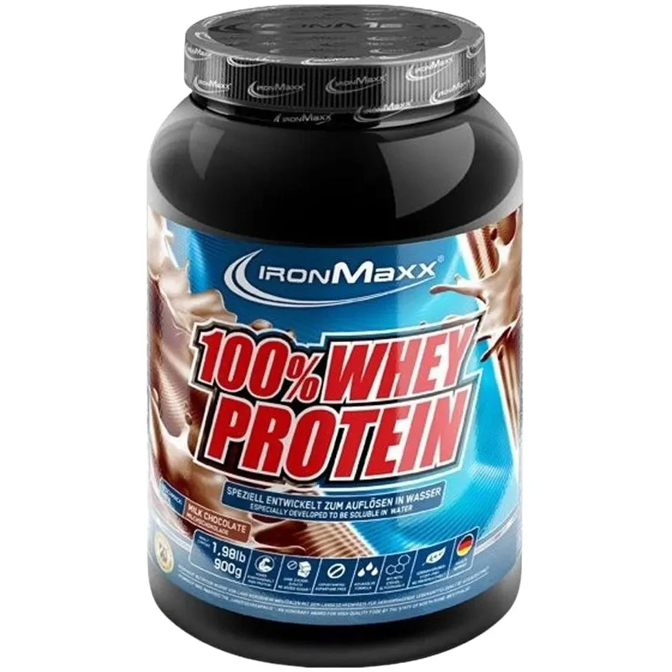 Сироватковий протеїн IronMaxx 100% Whey Protein - 900g Bag без вибору смаку