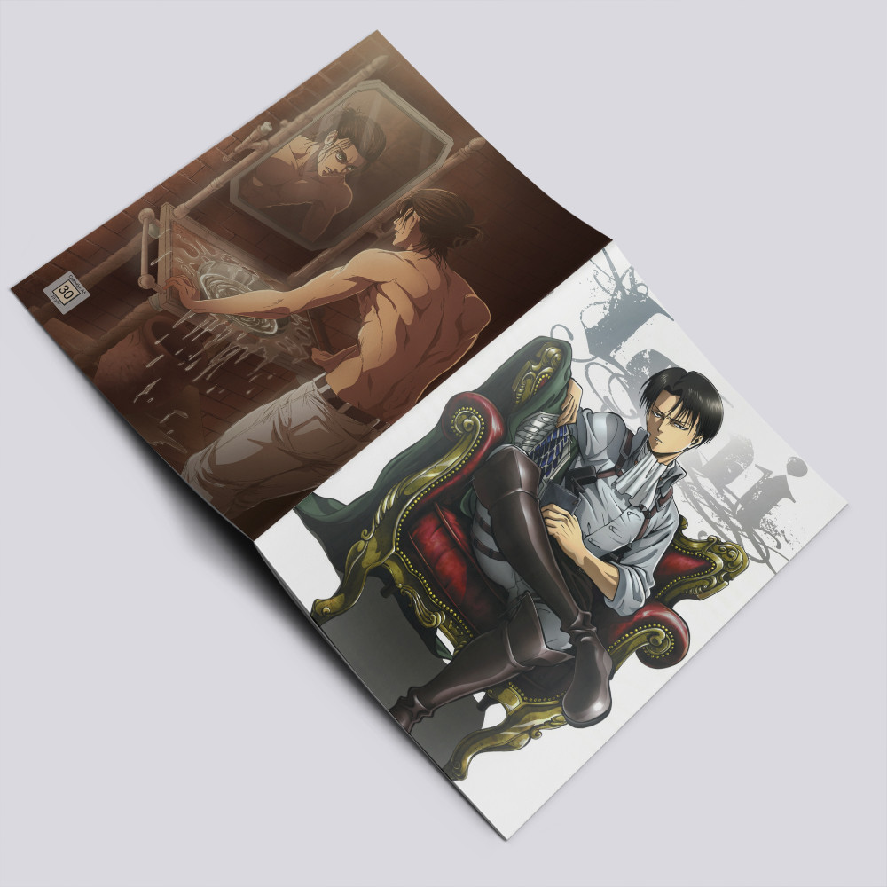 Скетчбук А5 кремові листи Attack On Titan / Атака титанів 30 арк.