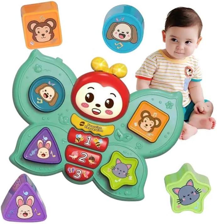 Піаніно "WToys" (пісні, мелодії, загадки, звуки тварин, підсвічування, сортер, озвучення українською мовою) 47411, фото 1