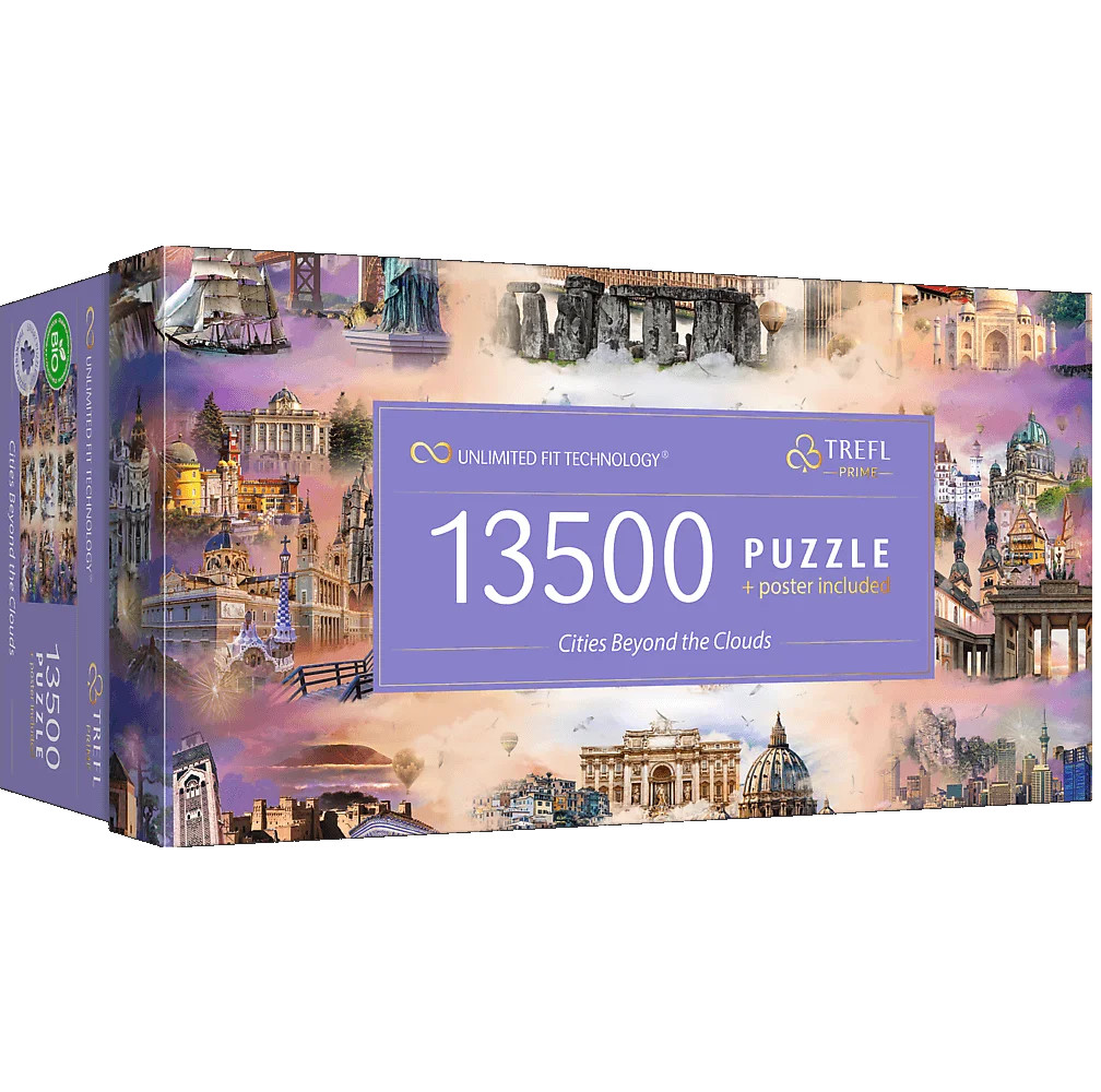 Пазли - (13500 елм.) - Безмежна колекція: "Захмарні міста" / Trefl, фото 1