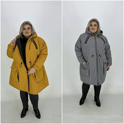 Тепла зимова парка супербатал, фото 1