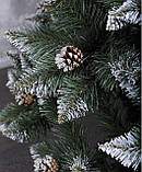 Ялинка штучна з шишками 1.8 м ПВХ, фото 6