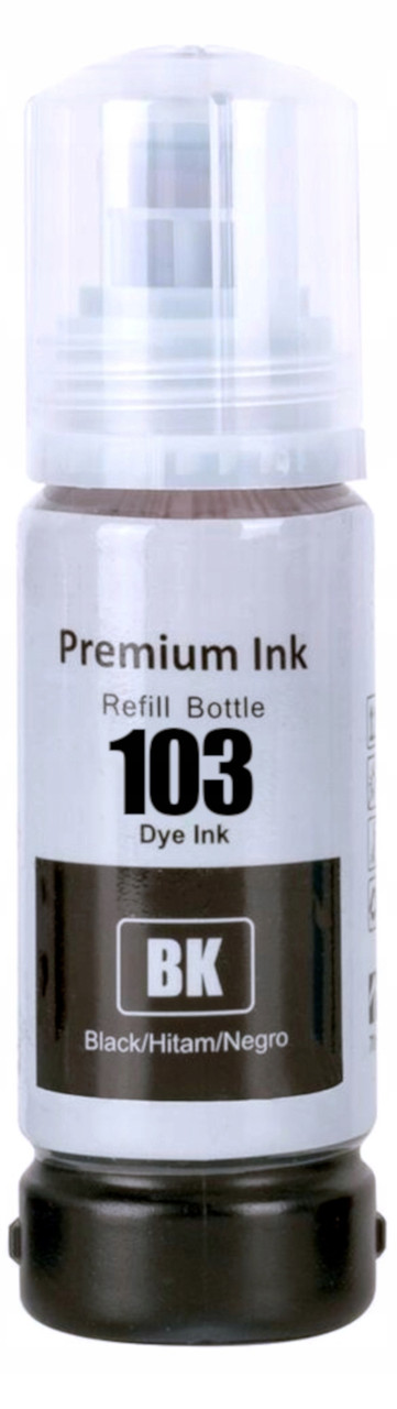 Чорнило (фарба) V.Print для Epson EcoTank L3250 Чорне Black (BK) 70мл, фото 1