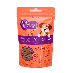 Ласощі Mavsy Soft Beef Slice Бефстроганов з яловичини для собак 100г