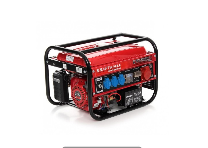 Бензиновий генератор Kraft Dele KW-6500EC (KD112)