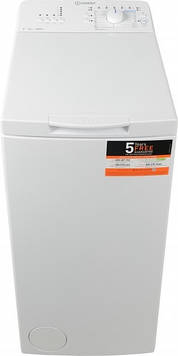 Пральна машина з вертикальним завантаженням INDESIT BTW A 61053 W