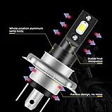 H6 BА20D LED лампа для скутера мотоцикла світлодіодна двох контактна DC 12В, фото 4