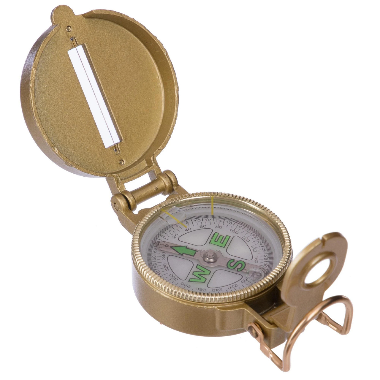 Компас в пластиковому жовтому корпусі L27, 9063053, фото 1