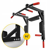 Турнік-бруси навісний 4FIZJO 2 в 1 Black (P-5905973402644), фото 2