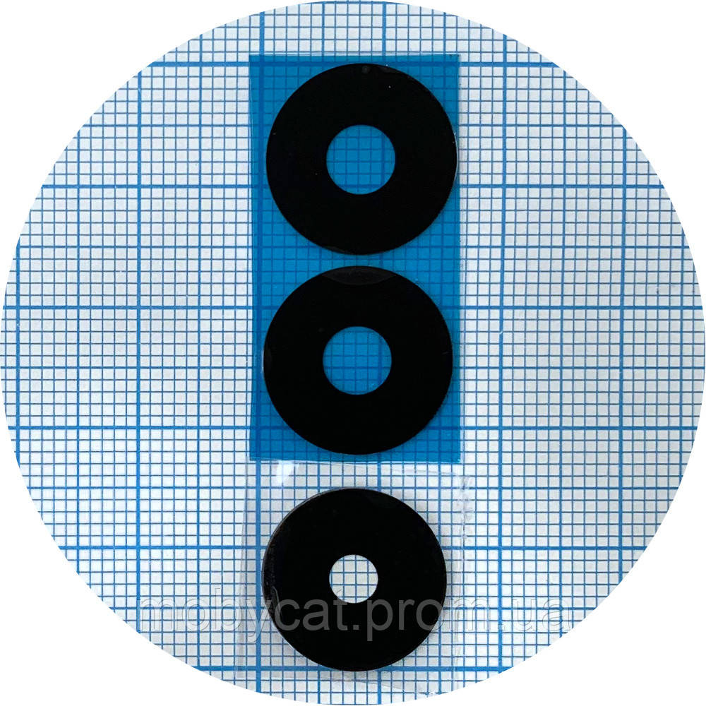 Скло камери Realme C53, Narzo N53 (чорне комплект 3 шт), фото 1