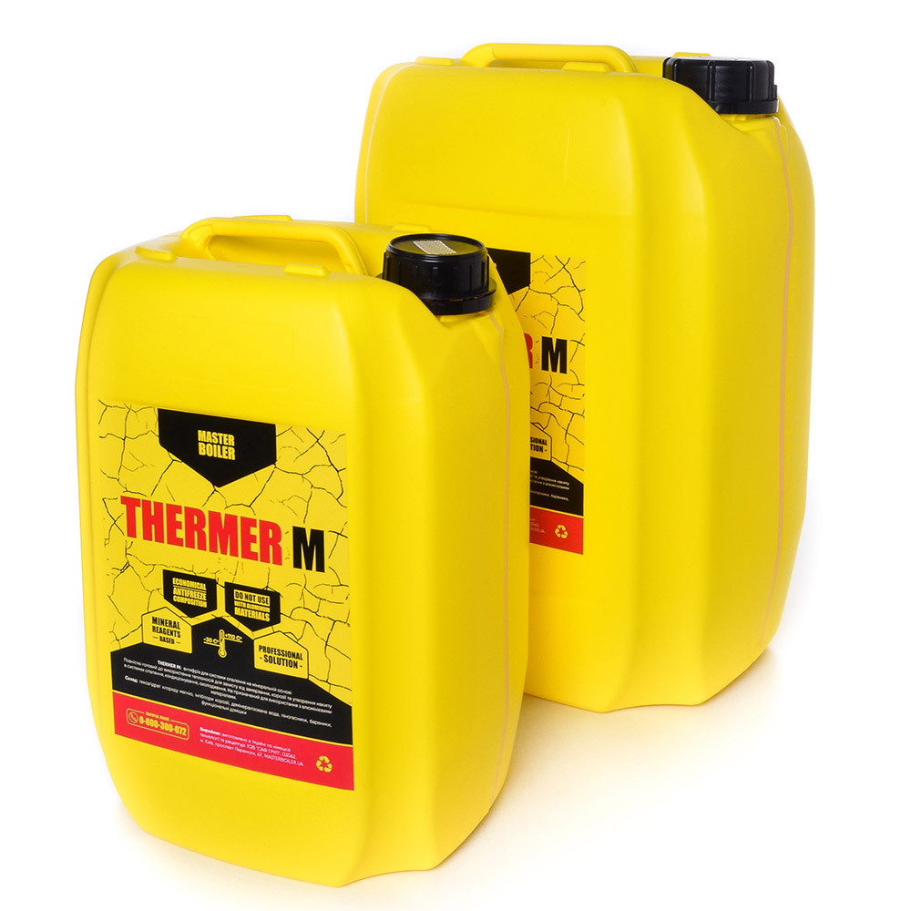 Антифриз для систем опалення на мінеральній основі THERMER® M 10 л, фото 1