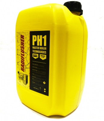 Засіб для промивання системи охолодження авто, печінки, радіатора RADIFLUSHER pH1, 10 л, фото 1