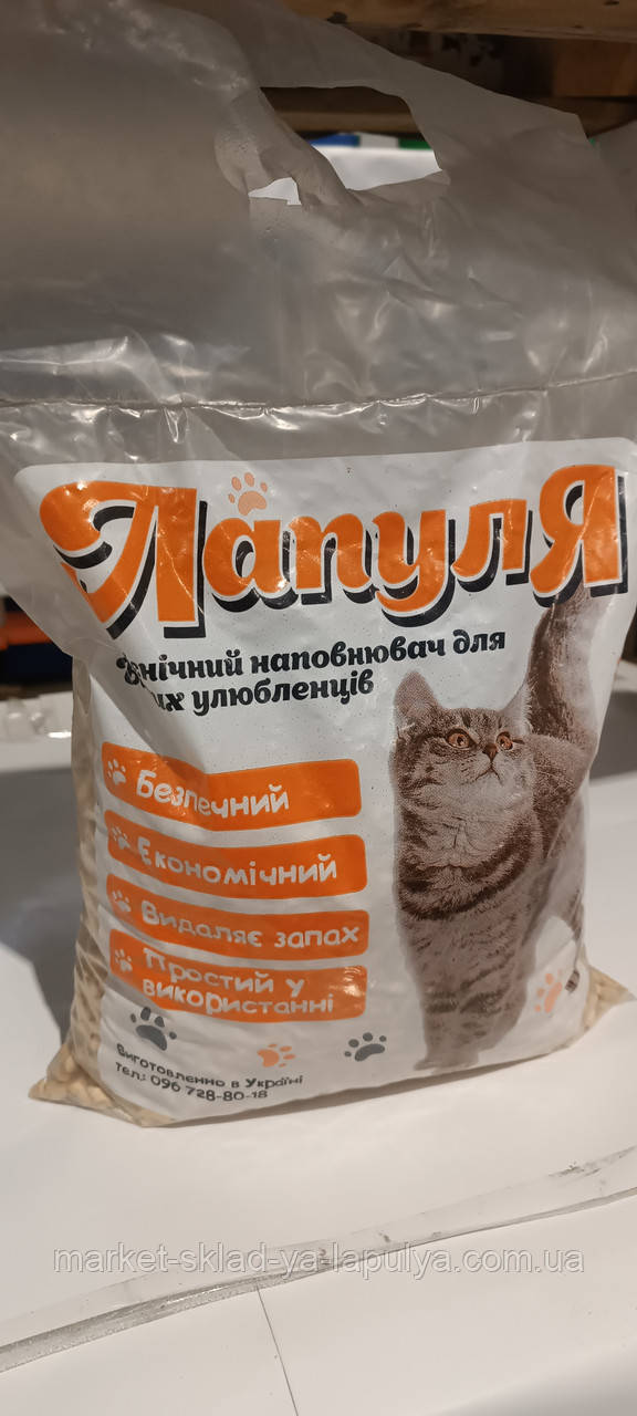 Наповнювач Лапуля 3кг дерев'яний, фото 1