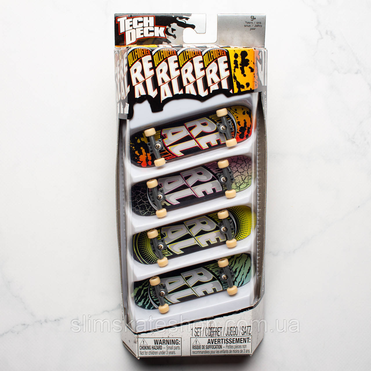 Фінгерборд набір Tech Deck Real Skateboards 4 Pack