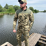 Флісова кофта тактична з накладками піксель ММ14, фото 8