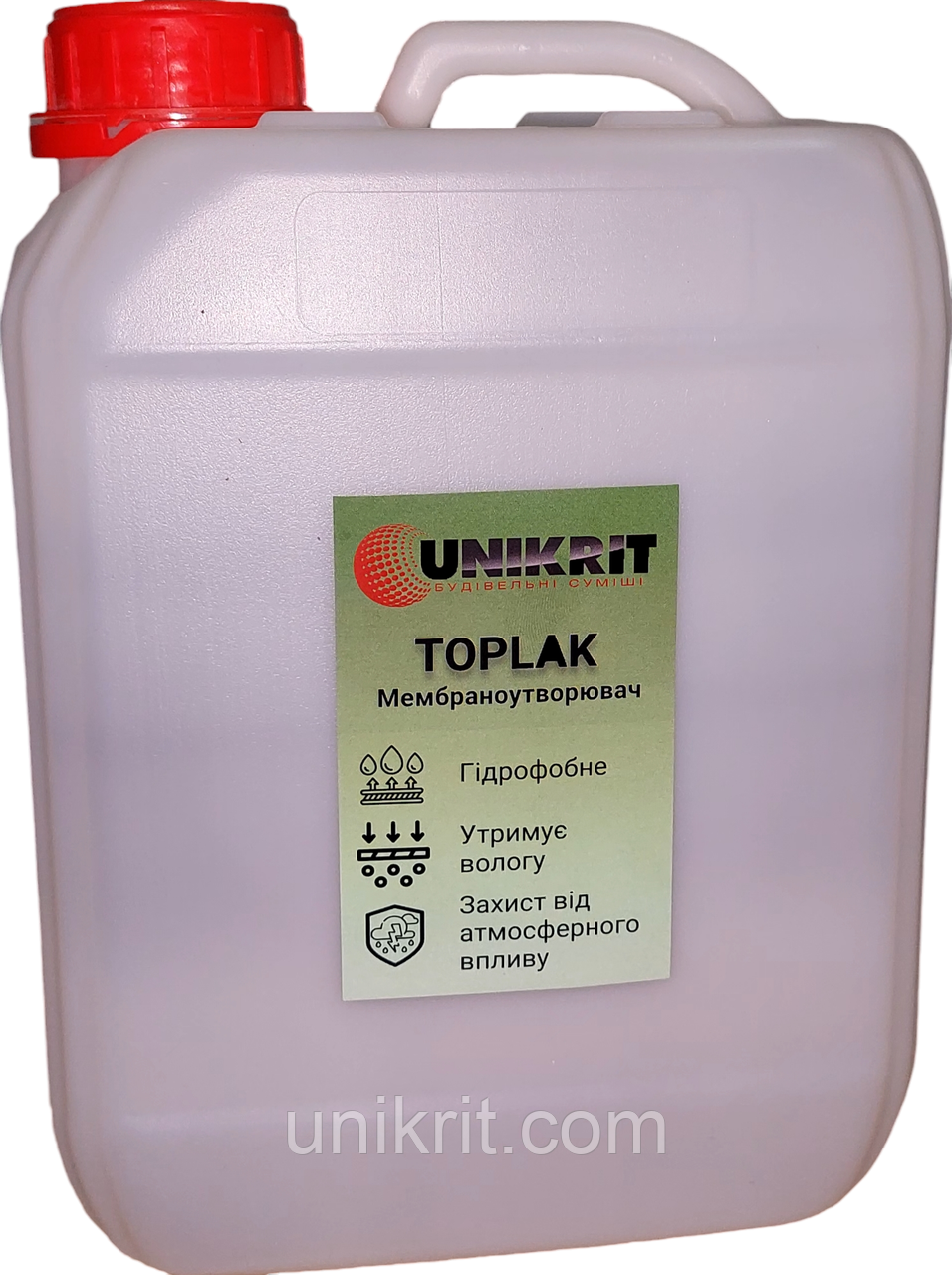 Лак для топінгового покриття підлог UNIKRIT TOPLAK 5кг