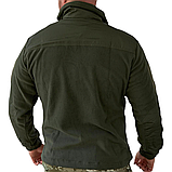 Флісова кофта тактична з накладками олива, фото 5