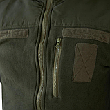 Флісова кофта тактична з накладками олива, фото 7